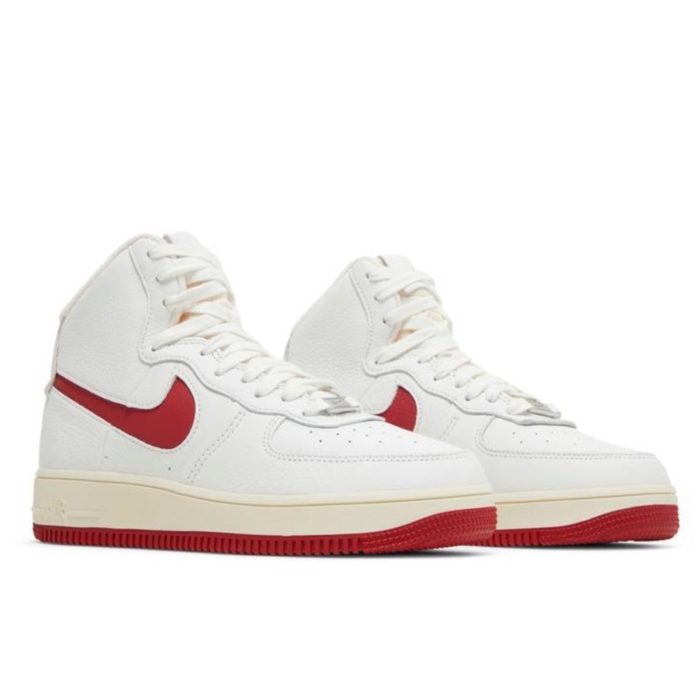 NIKE W AF1 SCULPT Summit White/Gym Red